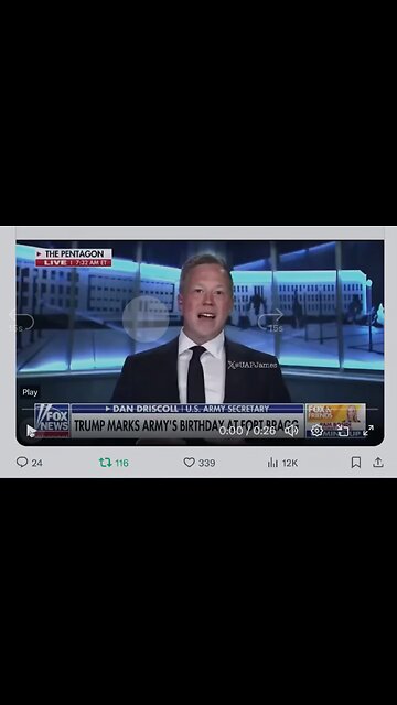 US Army Secretary, “I just spoke to an astronaut on the moon who is a soldier fighting a war.”