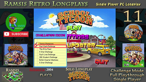 School Tycoon | PC Game | 2004 | Advanced Challenge #2 | Challenge Mode