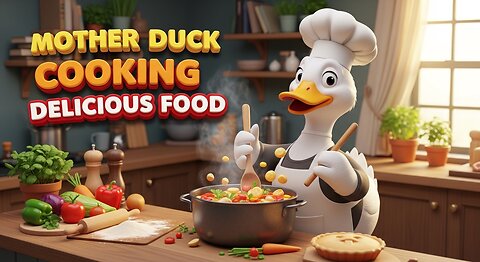 "Mama Duck’s Secret Recipe! 🍲🧡"#animatedfilms #shorts #duck #viral #coking #eating