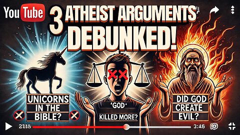 3 Atheist Arguments Against the Bible—Destroyed with Biblical Truth!