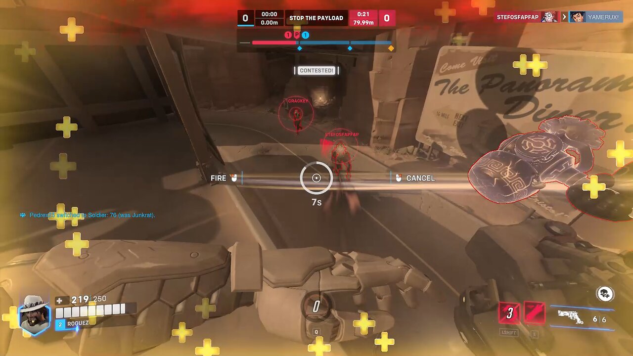 my first game of competitive in overwatch 2 season 18...