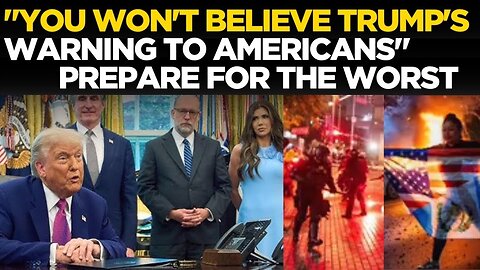 “Live: Trump chilling warning to Americans against new protests after LA | very big force awaits”
