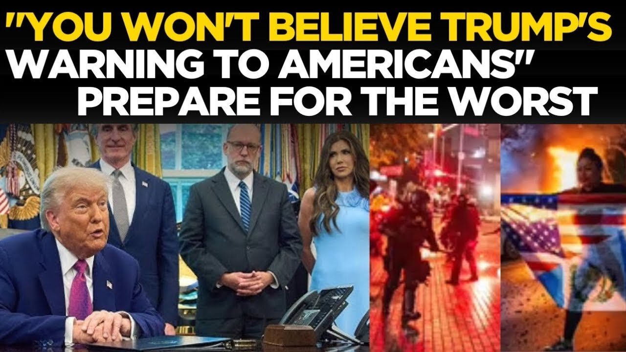 “Live: Trump chilling warning to Americans against new protests after LA | very big force awaits”