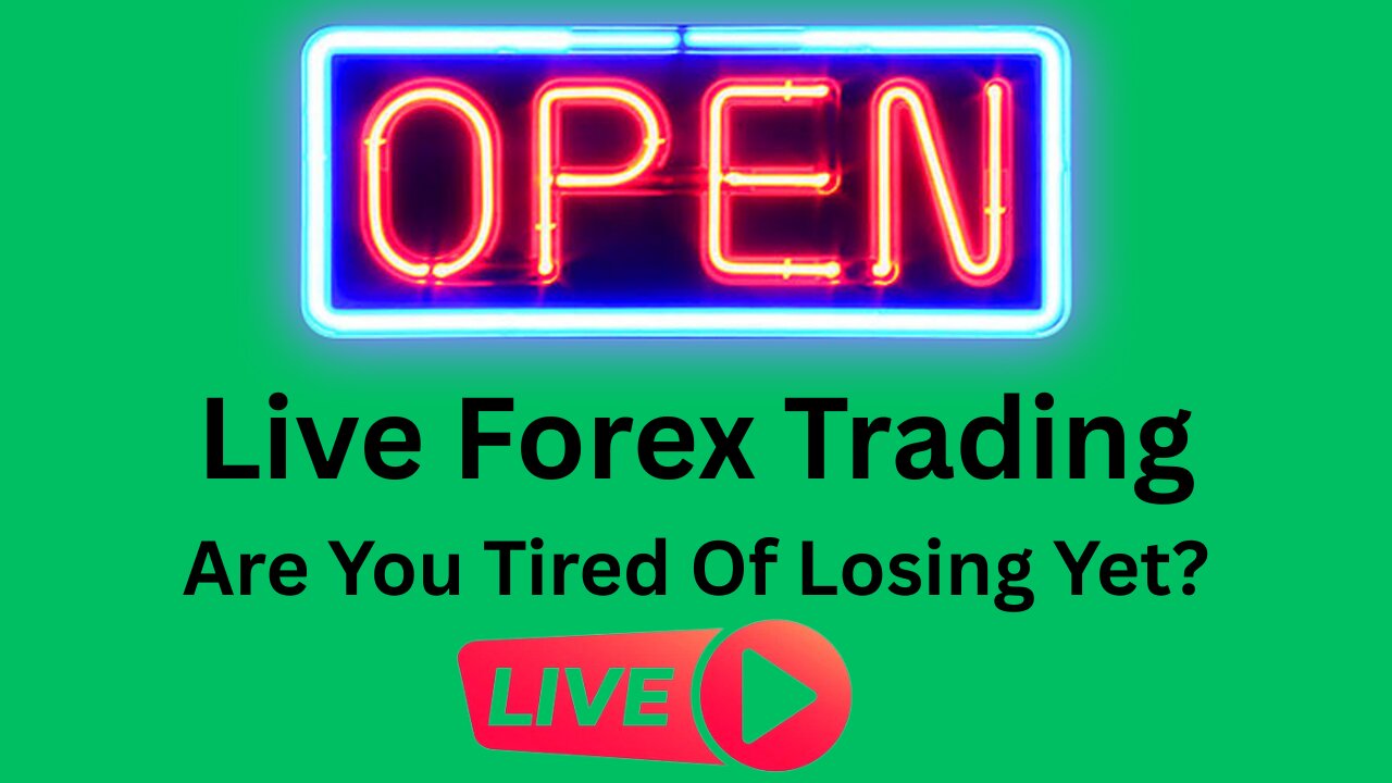 Forex Trading LIVE - We Don't Lose - But You Do, Why?