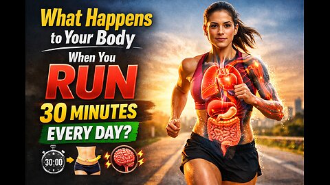 What happened to your body when you run. Thirty minutes every day