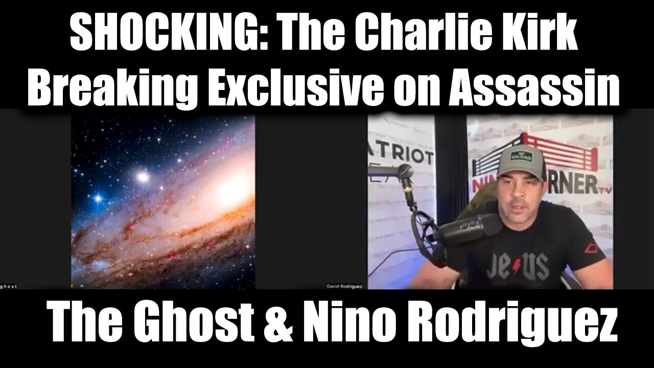 The Ghost & David Nino Rodriguez: The Charlie Kirk - Breaking Exclusive On Assassin