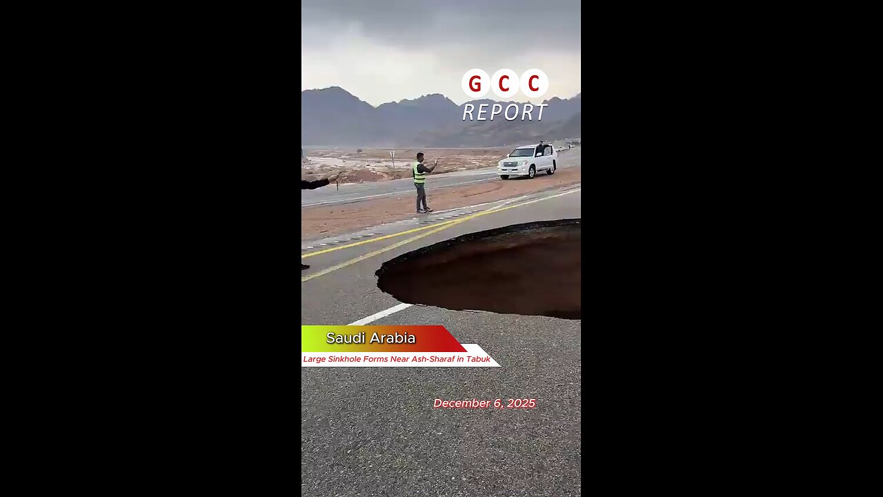 #SaudiArabia #Tabuk #sinkhole #natural_disasters #weather #climate