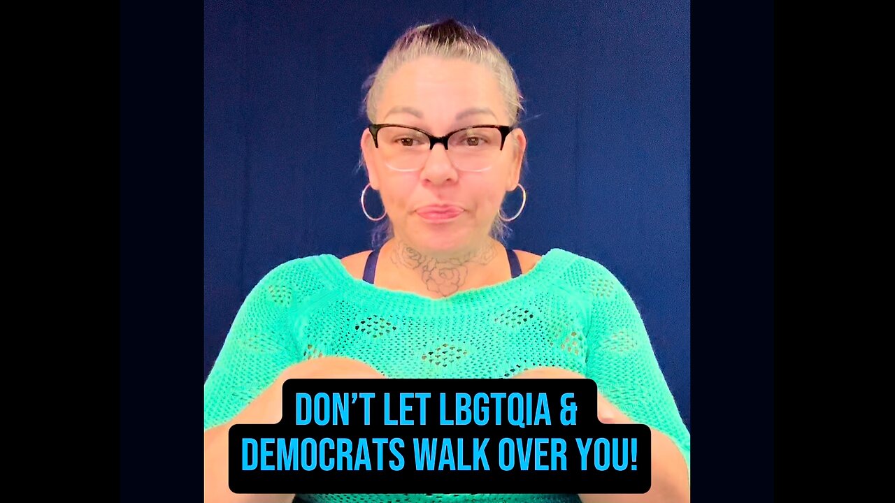 Don’t Let LGBTQIA & Democrats Walk Over You! 🥰 #ASL #deaf