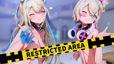 【MMD ホロライブ 4K/60fps】《Fuwawa Abyssgard (フワワ・アビスガード) Mococo Abyssgard (モココ・アビスガード) 》~《HIMEHINA『愛包ダンスホール』Heart Pie Dancehall》