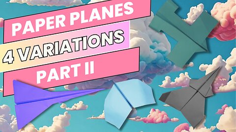 4 Easy Paper Planes You Can Make | Compilation Tutorial