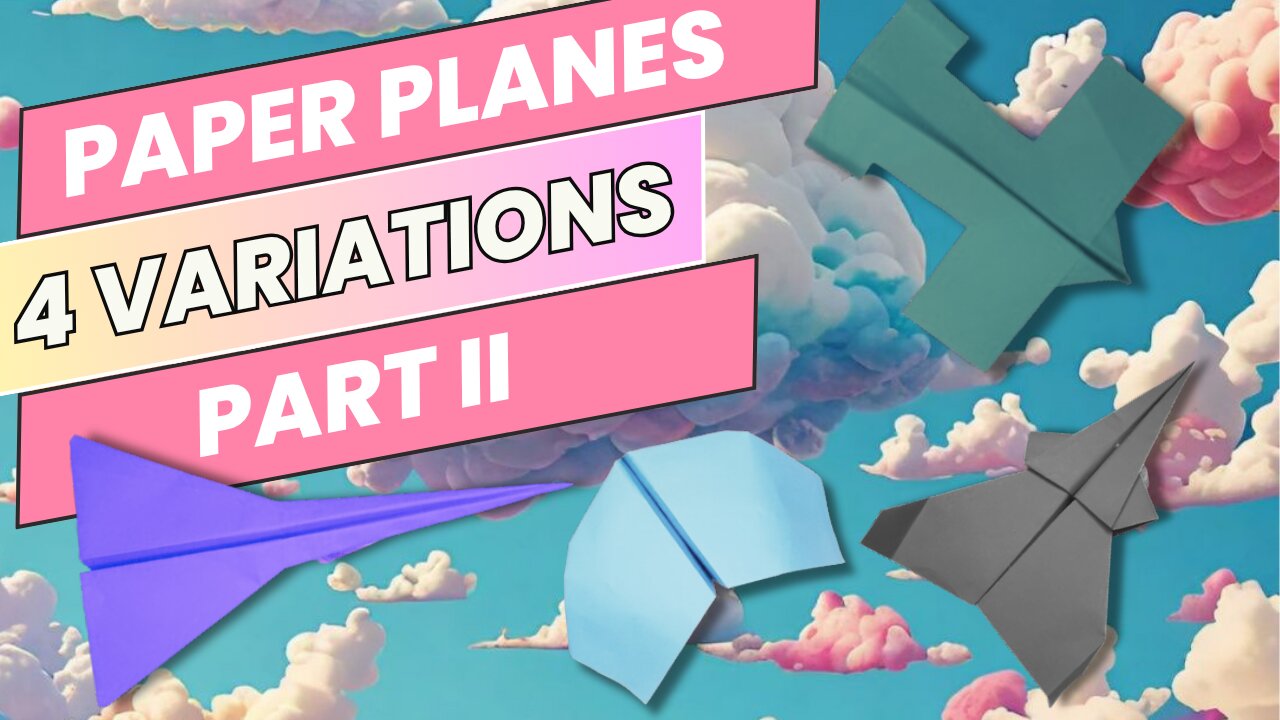 4 Easy Paper Planes You Can Make | Compilation Tutorial
