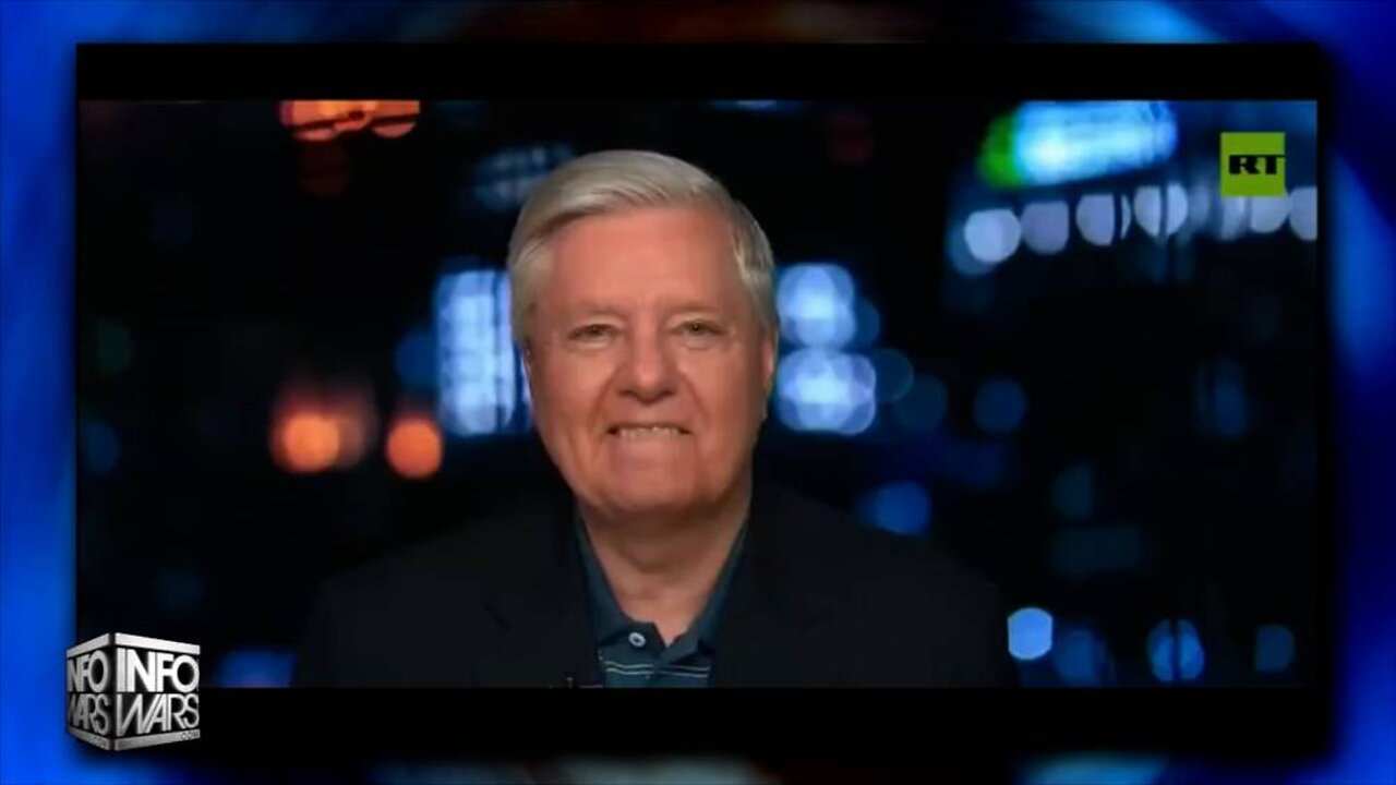Lindsey Graham Bites & Licks His Lips After President Trump Endorses Ukraine Attacking Inside Russia