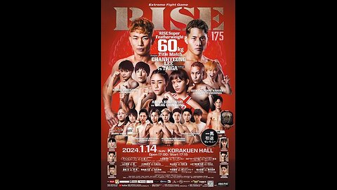 RISE 175 - Jan 14 2024 - Korakuen Hall, Tokyo