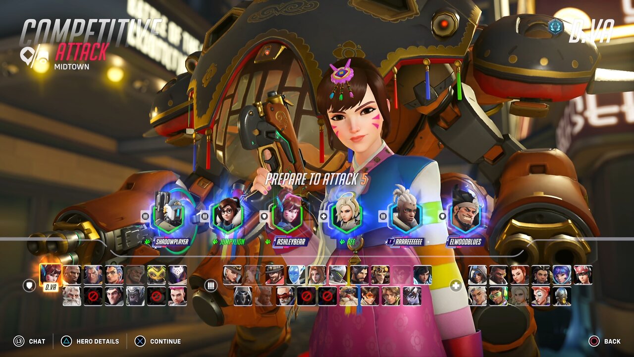 Overwatch 2 D.Va Gameplay (No Commentary)
