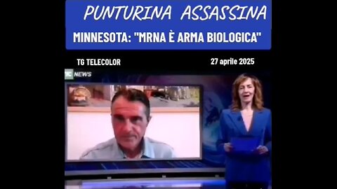 TG TELECOLOR - INIEZIONI MRNA: <<IL MINNESOTA STA DISCUTENDO UNA PROPOSTA DI LEGGE PER DICHIARARE LE INOCULAZIONI "MRNA" QUALI ARMI BIOLOGICHE>>