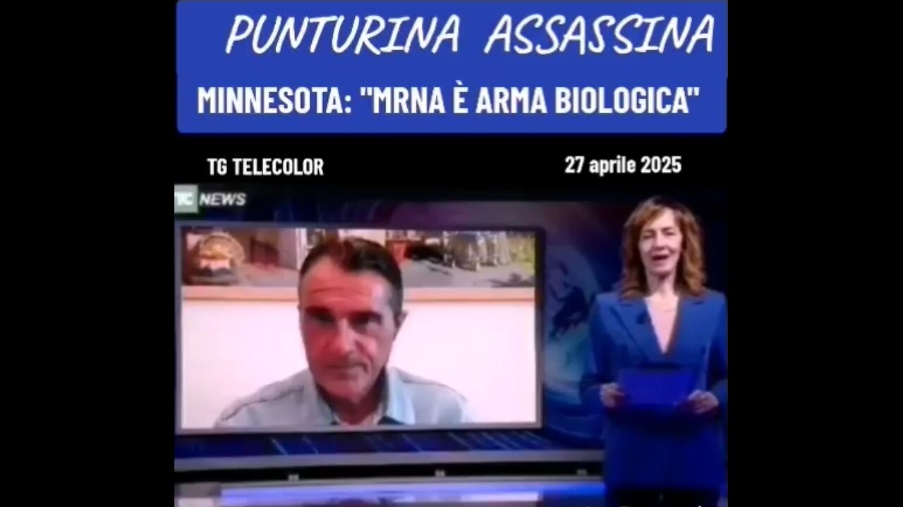 TG TELECOLOR - INIEZIONI MRNA: <<IL MINNESOTA STA DISCUTENDO UNA PROPOSTA DI LEGGE PER DICHIARARE LE INOCULAZIONI "MRNA" QUALI ARMI BIOLOGICHE>> (le fonti sono nella sezione descrizione)