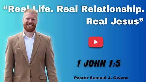 God Is Light: Are you walking in His light? (1 John 1:5)