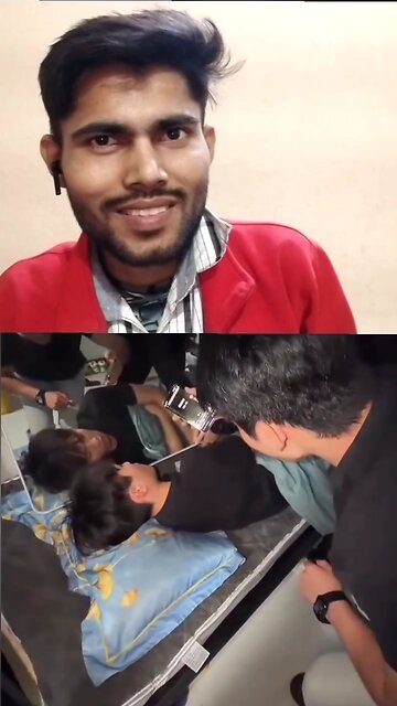 ladka apna face dekhkar Khud dar Gaya