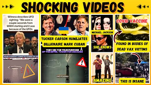 Shocking Videos! Compilation of Videos that will blow your mind