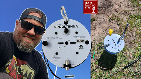 Spooltenna: Testing the NEWEST Ham Radio Antenna at a Park!