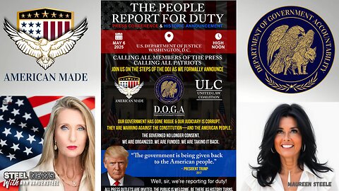 5.6.25 AMERICAN MADE ACTION THE PEOPLES PRESS CONFERENCE LIVE FROM THE DOJ - WASHINGTON DC