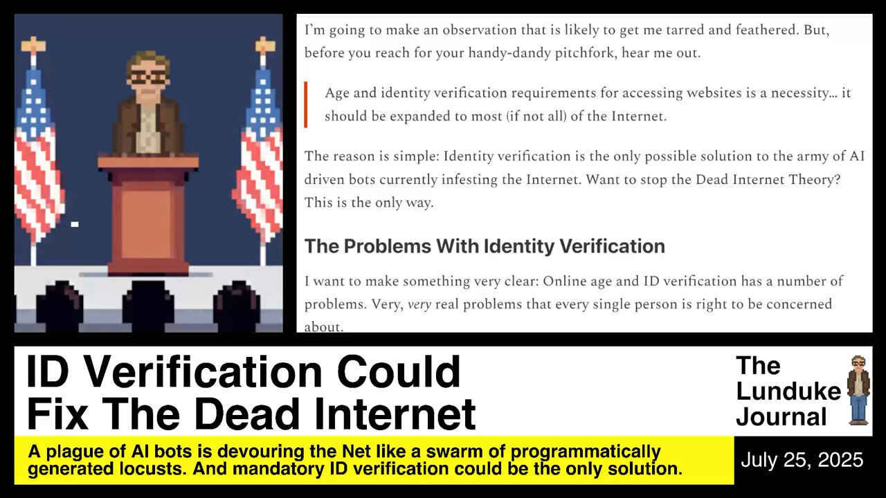 ID Verification Could Fix The Dead Internet