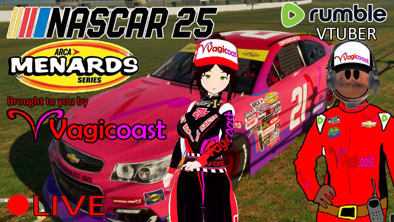 (VTUBER) - Working on Winning - NASCAR 25 Arca Career Mode - RUMBLE