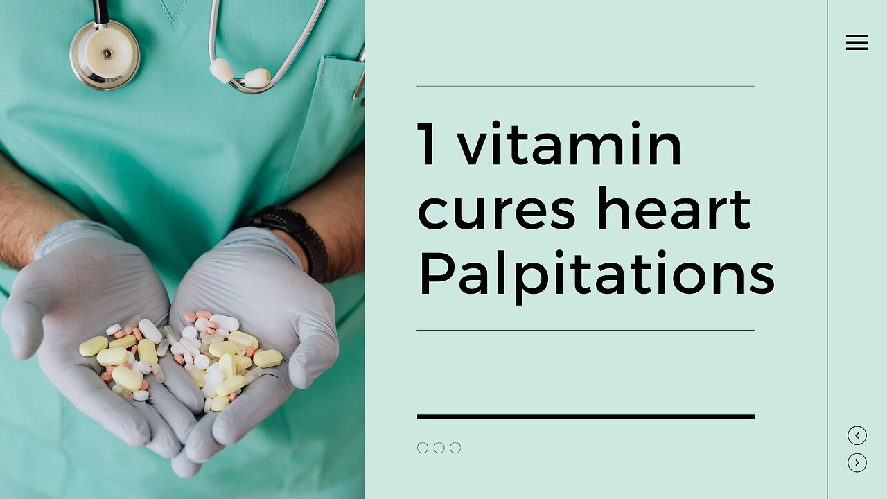 this one supplement cures heart Palpitations