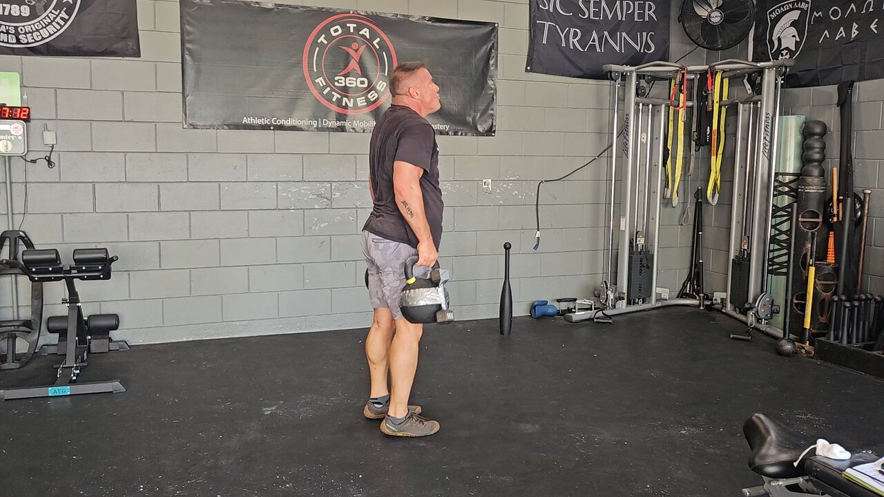 Kettlebell Sprawl & Up to Deadlift