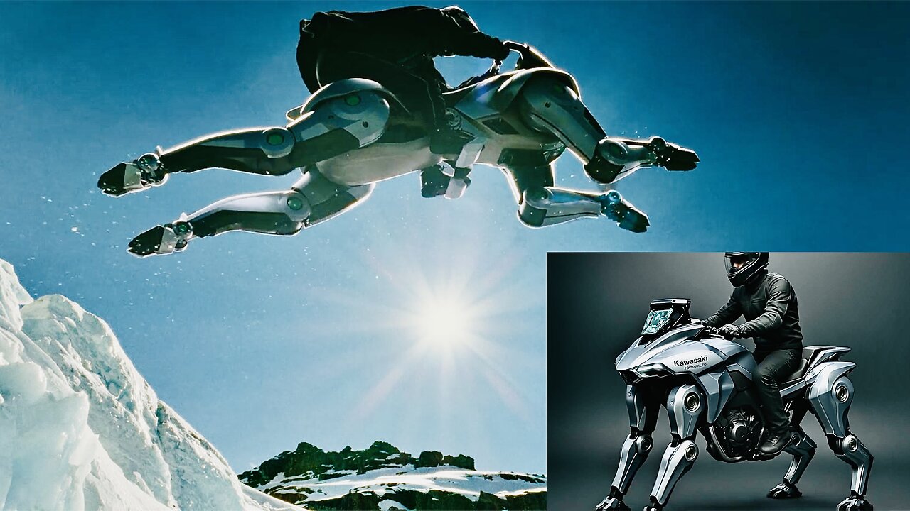 WILD TECH! - Ride This BEAST - Four Legged Robot ATV - Kawasaki CORLEO Prototype