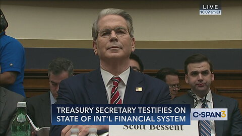 Full Hearing: Treasury Secretary Scott Bessent Testifies On Tariffs & International Financial System