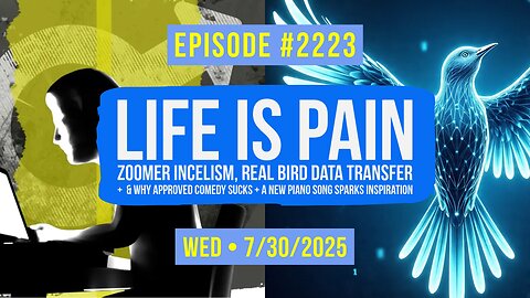 Owen Benjamin | #2223 Life Is Pain - Zoomer Incelism, Real Bird Data Transfer & Why Approved Comedy Sucks + A New Piano Song Sparks Inspiration