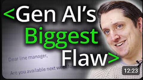 ⚠️ The BIGGEST Flaw in Generative AI! 🤯💥 | Computerphile
