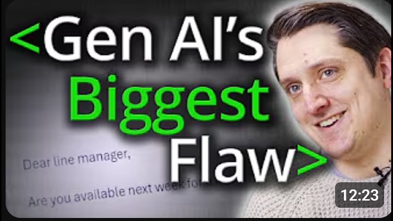 ⚠️ The BIGGEST Flaw in Generative AI! 🤯💥 | Computerphile