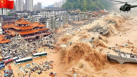 🚨 Massive Flood in Beijing Caught on Camera! | Worst Disaster in Years