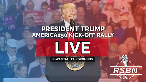 LIVE: President Trump's America250 Kick-Off Rally at the Iowa State Fairgrounds - 7/3/25