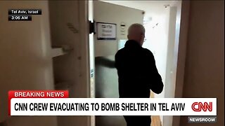 CNN Host's Forced To Evacuate To Bomb Shelter In Israel Live On Air