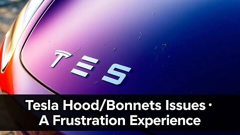 Tesla HoodBonnets Issues – A Frustrating Experience Explained