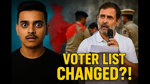 Rahul Gandhi’s Big Claim: Was India’s Voter List Changed?