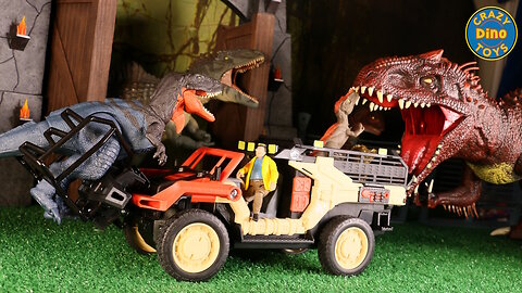 New Jurassic World Rebirth Dino Catcher RC Dinosaur Toys Unboxed Mattel 2025 Tyrannosaurus Rex