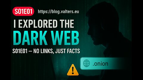 I Went Deep Into the Dark Web — You Won’t Believe What’s Still Out There! (S01E01)