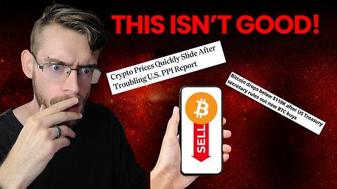 Bitcoin PLUMMETS After Massive Inflation Data and US Treasury Reports