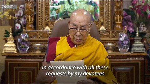 Dalai Lama says his successor to be decide by his office