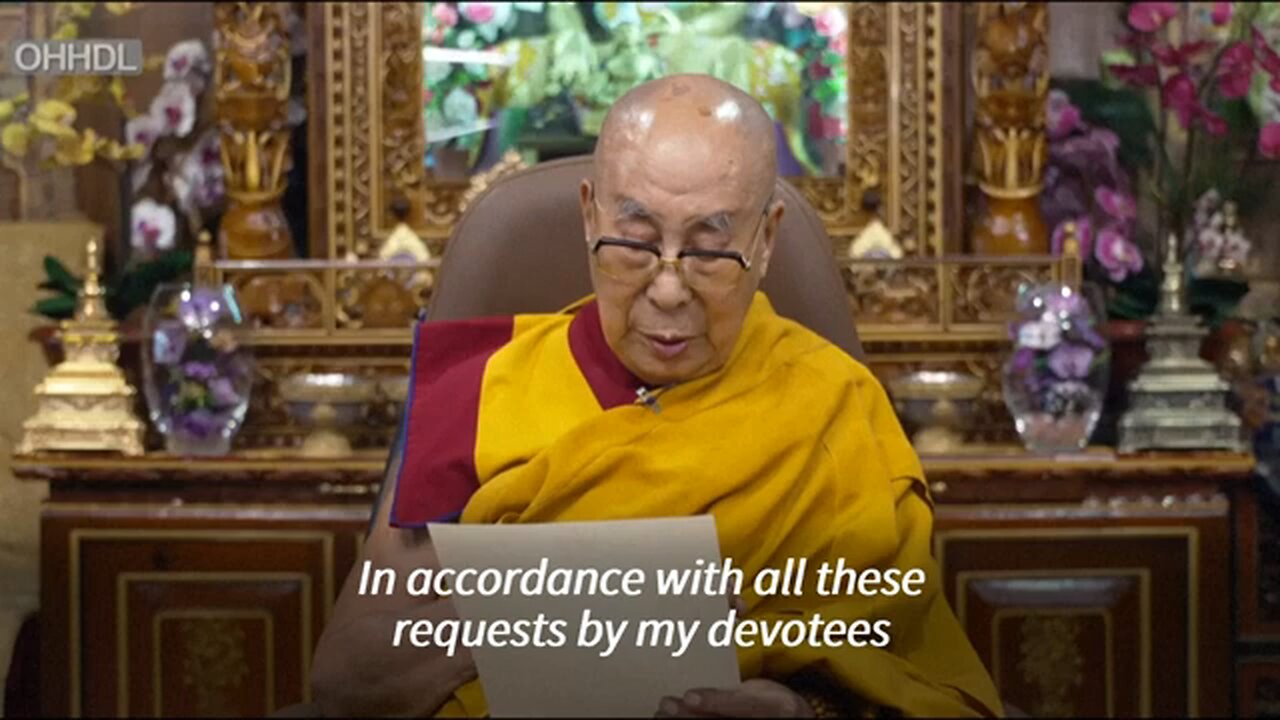 Dalai Lama says his successor to be decide by his office