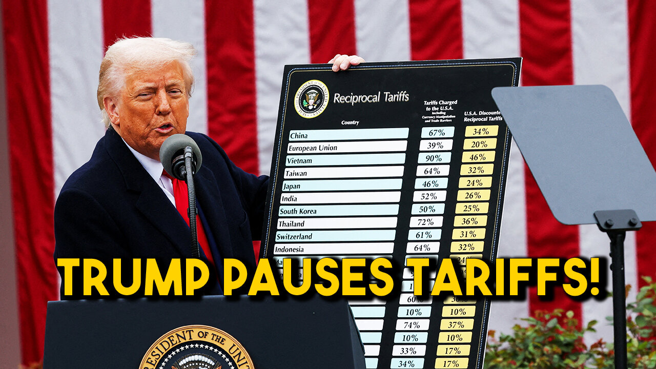 TRUMP PAUSES TARRIFS! - Bubba the Love Sponge® Show | 4/10/25