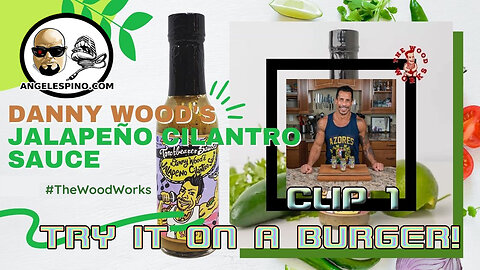 "Danny Wood of N.K.O.T.B" Spicy Cilantro Jalapeño Sauce clip 1