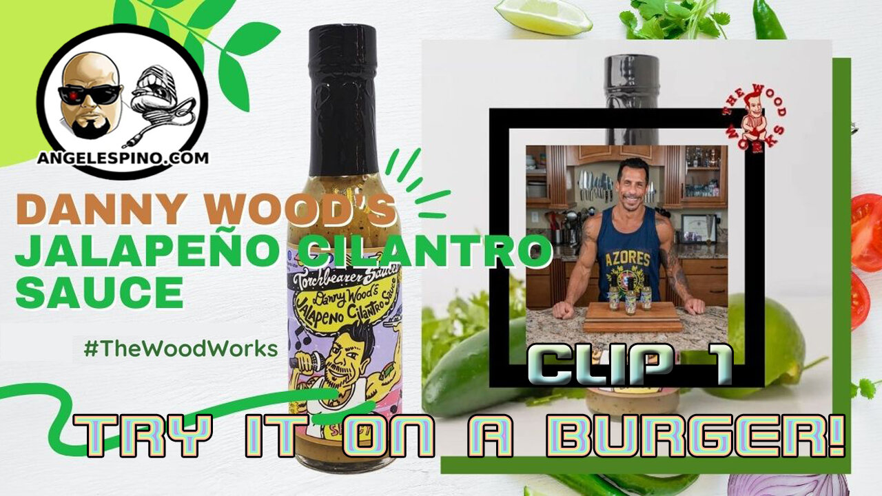 "Danny Wood of N.K.O.T.B" Spicy Cilantro Jalapeño Sauce clip 1