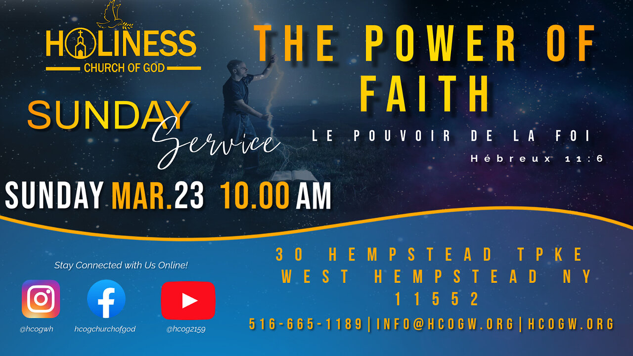 HCOG || Sunday Service 10AM 3/23/2025