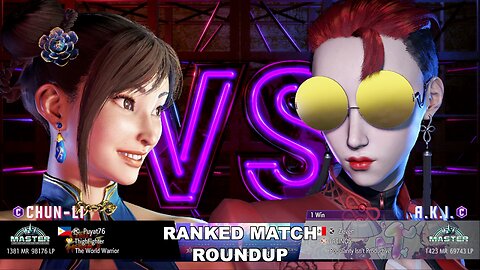Kuya Kalbo SF6 Ranked Roundup. Chun Li Master Rank [Hori Fight Stick]