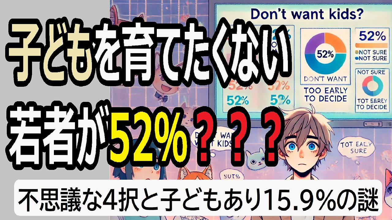 「子どもを育てたくない」若者が52％？衝撃報道の裏にある本当の意味とは